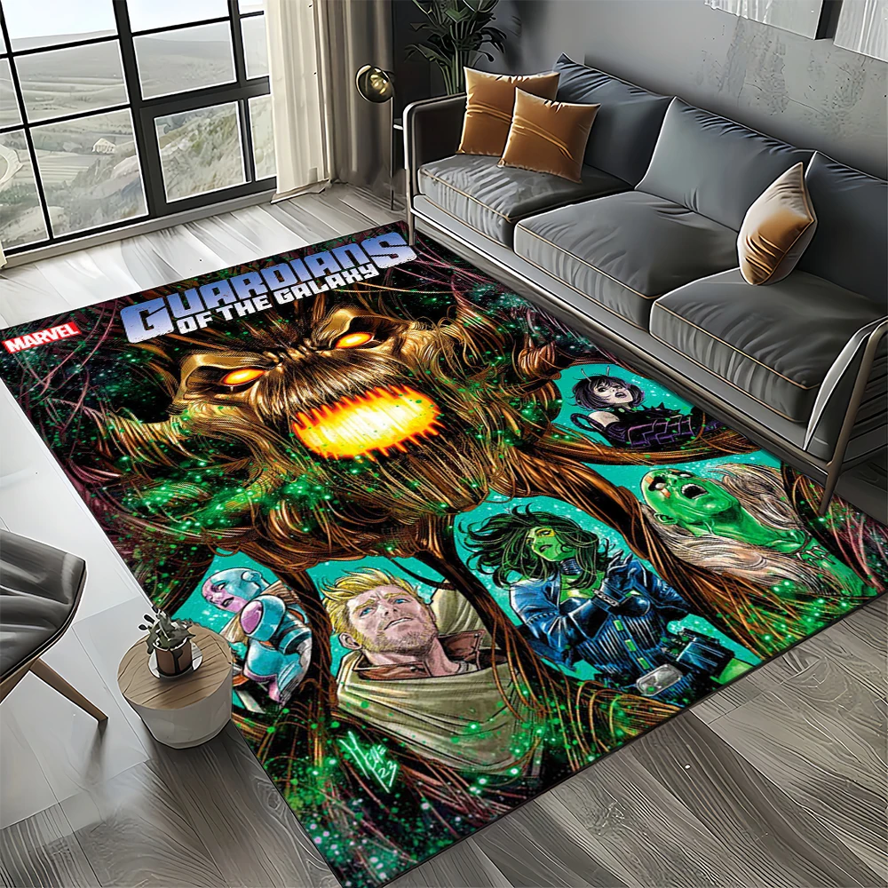 27 Style Guardians of The Galaxy Marvel Cartoon Rug Carpet for Living Room Bedroom Decor,Kid Floor Mat Non-slip for Sofa Doormat