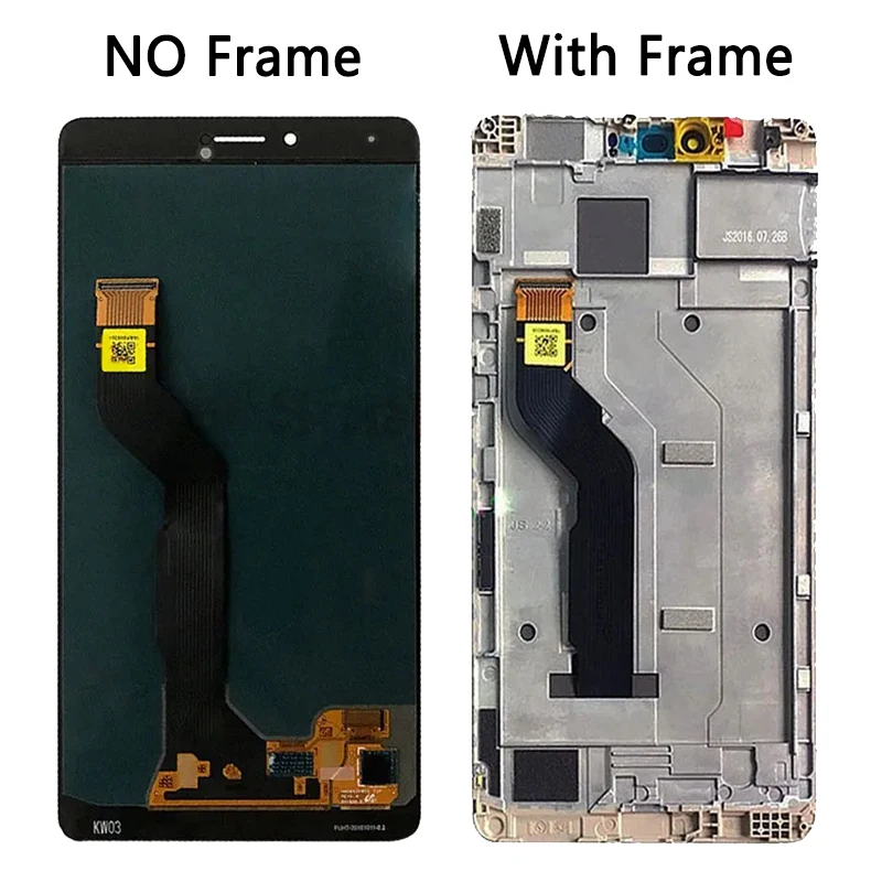 Imagem -05 - Lcd Touch Screen Digitizer Exibir Peças de Reposição Huawei Honor Note Edi-al10 6.6 Novo