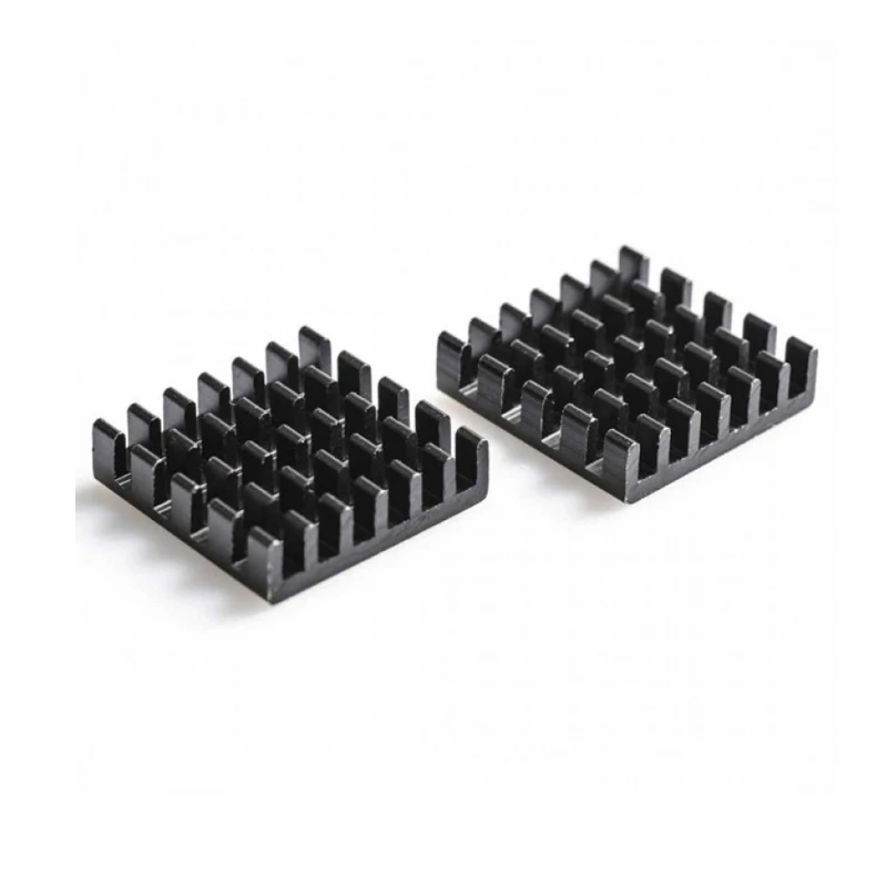 

Solid Aluminum Profile Heat Sink 19×19×5mm Slotted, Aluminum Heatsink for Chips & CPU, Custom Aluminum Cooling Plate Available