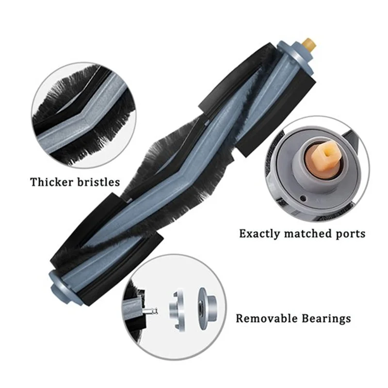 M04K مجموعة الملحقات ل Ecovacs Deebot T20 OMNI/T20/T20 Max/T20 Pro فراغ الجانب الرئيسي فرشاة ممسحة الوسادة فلتر HEPA كيس لجميع الغبار