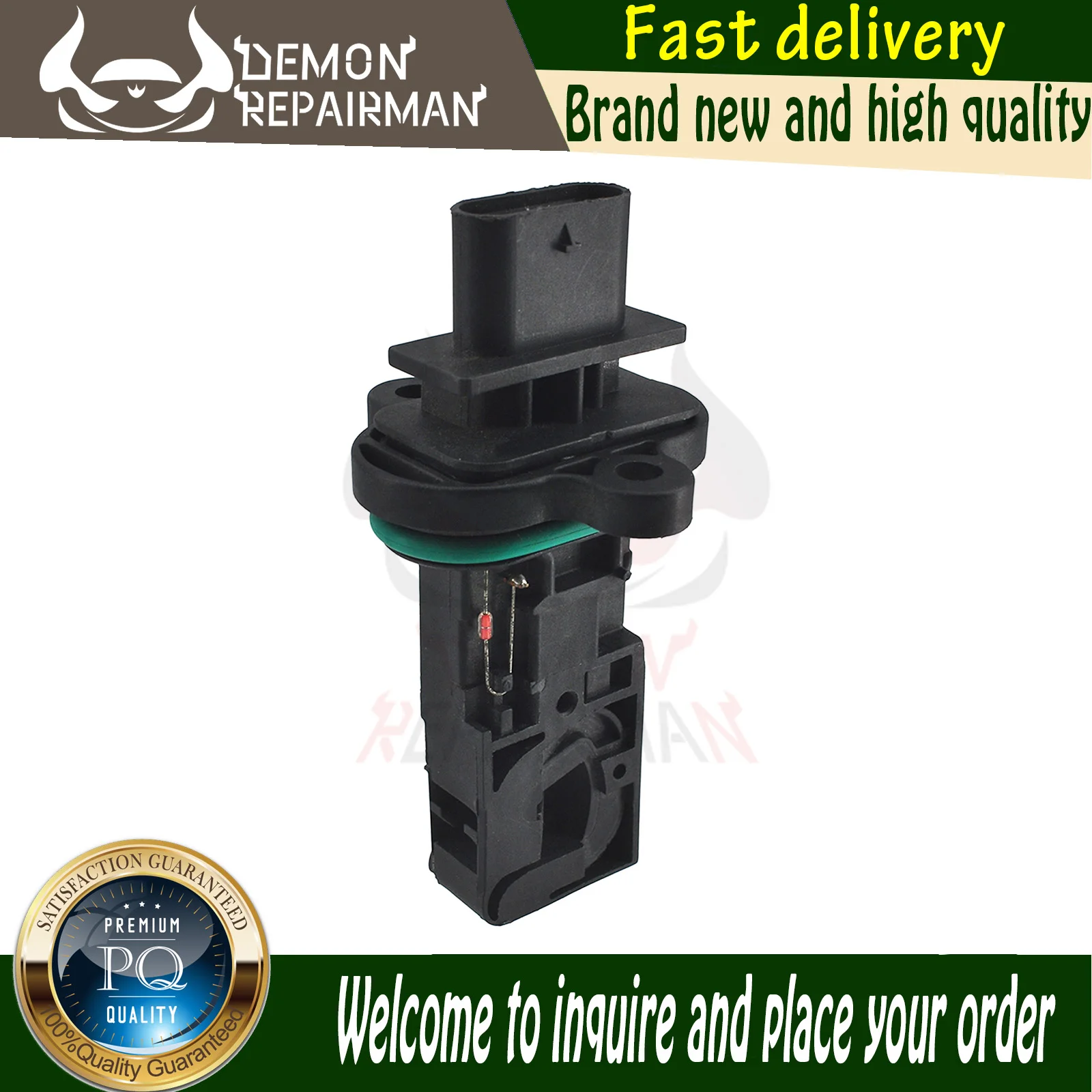 13 62 7 537 488 Mass Air Flow Sensor Compatible with BMW 5 6 7 550 650I 750 X5 X6 ALPINA B7 4.4L M6 5.0L 0 280 218 169 7537488