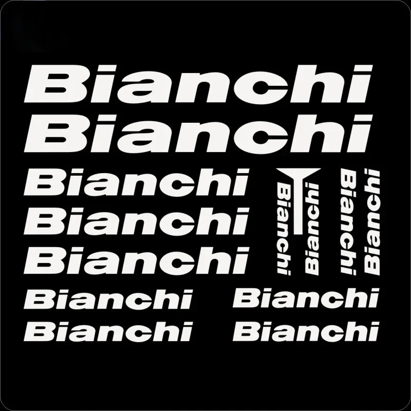 Adesivo de bicicleta estilo Bianchi 28CM1SET, decalque de vinil à prova d'água para quadro de bicicleta, várias cores disponíveis