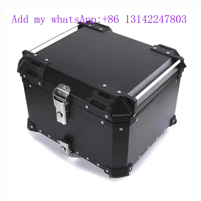 

Factory Hot Selling 80L Aluminum For 450MT 800 Trunk Lage Case Top Box Rear Helmet Storage Motor Accessory