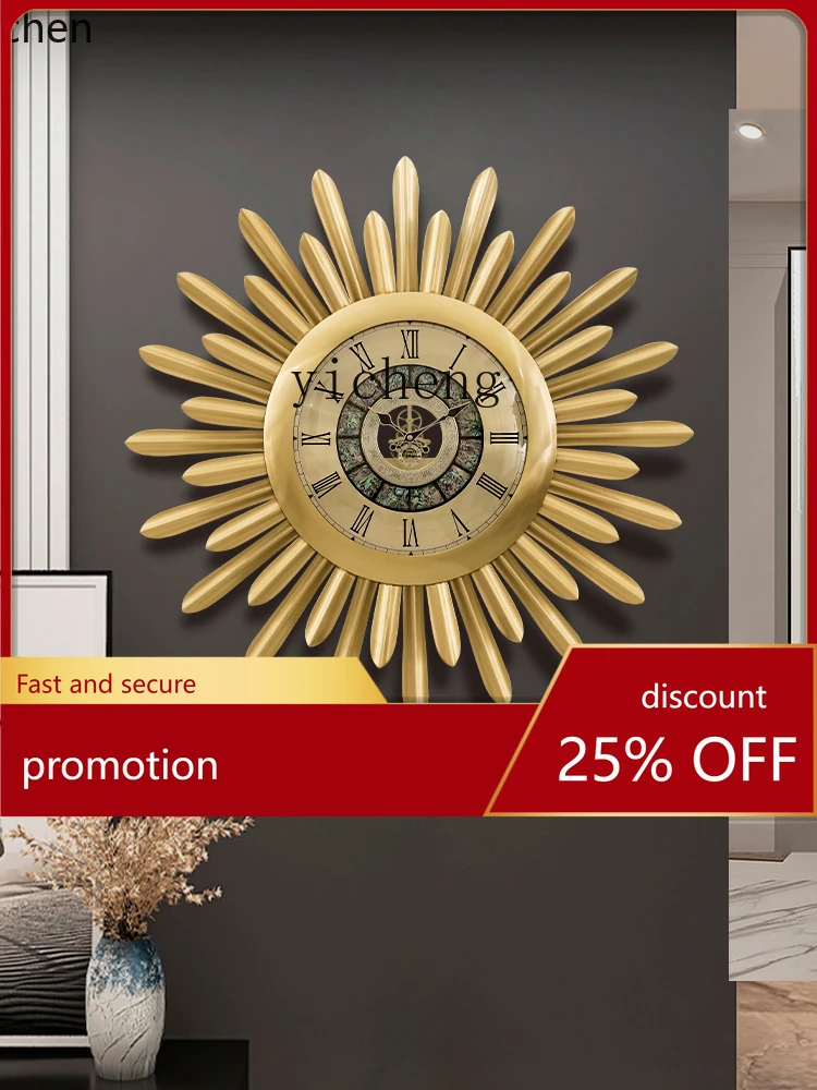 YFY Pure Brass Wall High-End Decoration Large Wall Wall Hanging