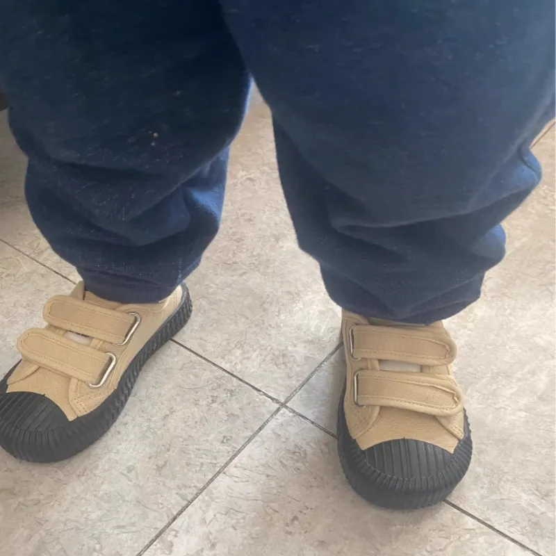 الحلوى الملونة منخفضة أعلى حذاء قماش للأطفال 2025 جديد الأولاد تنفس أحذية رياضية الفتيات لينة وحيد الطفل المشي حذاء كاجوال #3