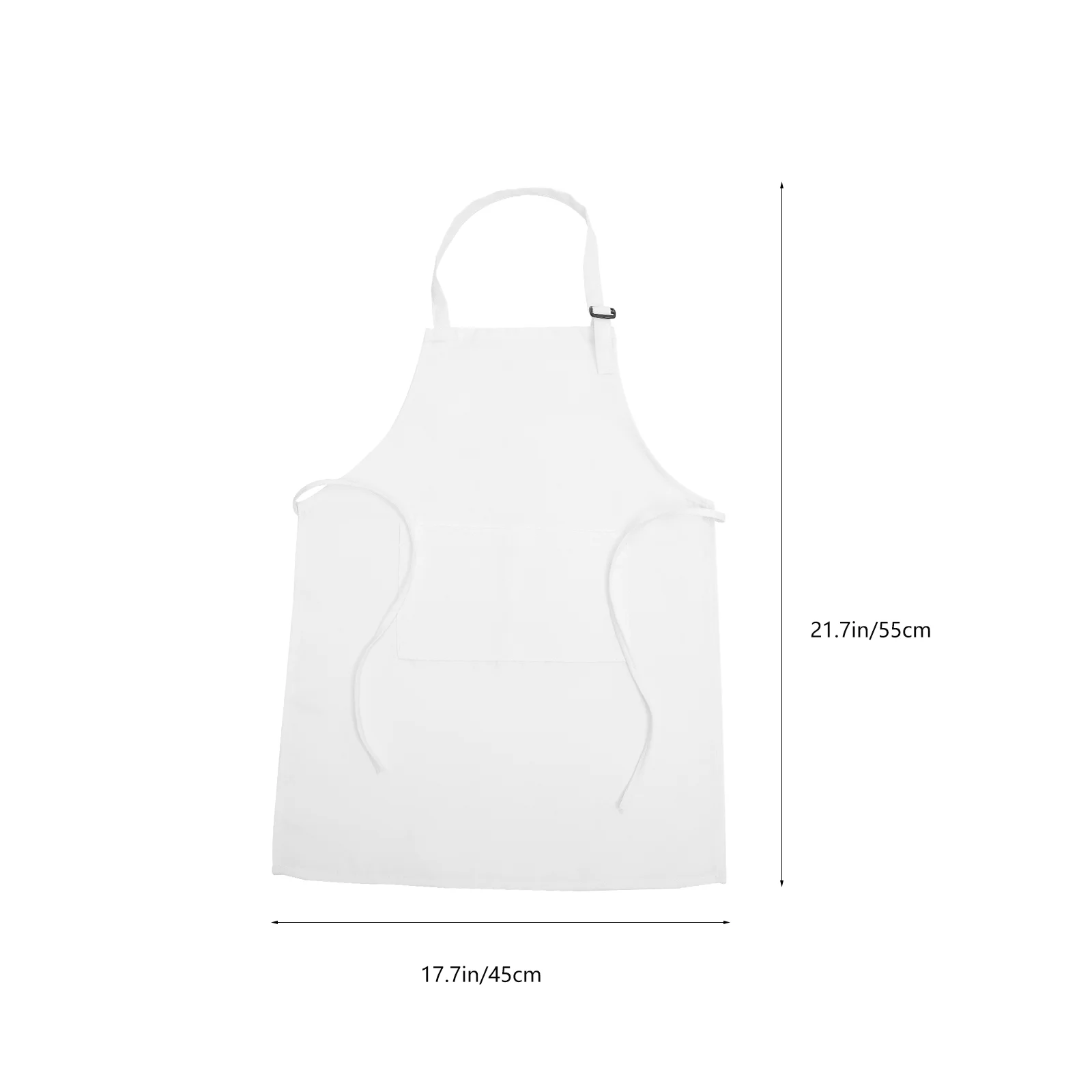 4 Pcs Kindergarten Apron Adjustable Children's 4pcs/pack White Size Kids Painting Toddlers Multi-function Multi-use