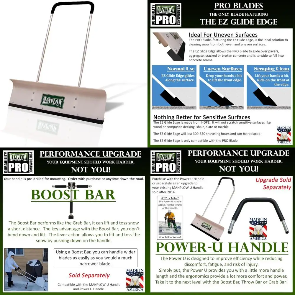 

42-дюймовый снегоуборочный толкатель для зимней уборки