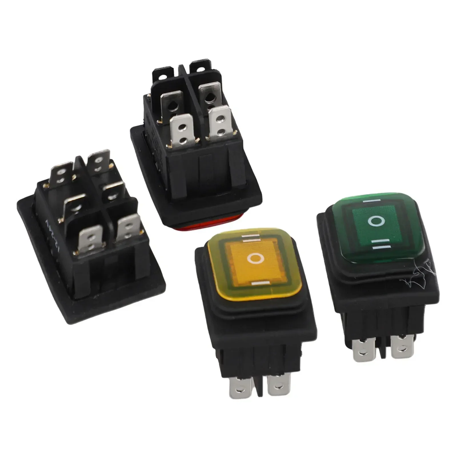 

12V 15A Switch 3 Position Switch Power Control 6 Pin Terminals Compact Design Momentary Action Reliable Construction