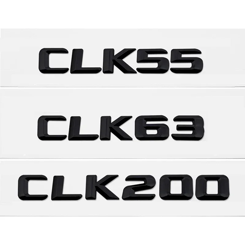 Carro Tronco Traseiro Letras Emblema, Cauda Caixa Emblema Etiqueta para Mercedes Benz CLK55 CLK63 CLK200 CLK230 CLK240 CLK280 CLK320 CLK Classe