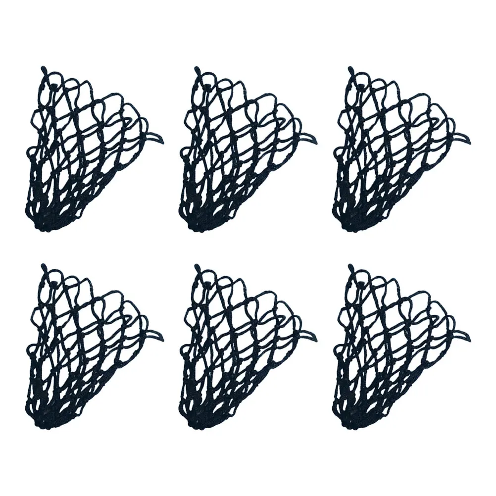 6 Pcs Billiards Pocket Ball Catcher Tables Accessories Net Bag Replacement White Mesh Bags
