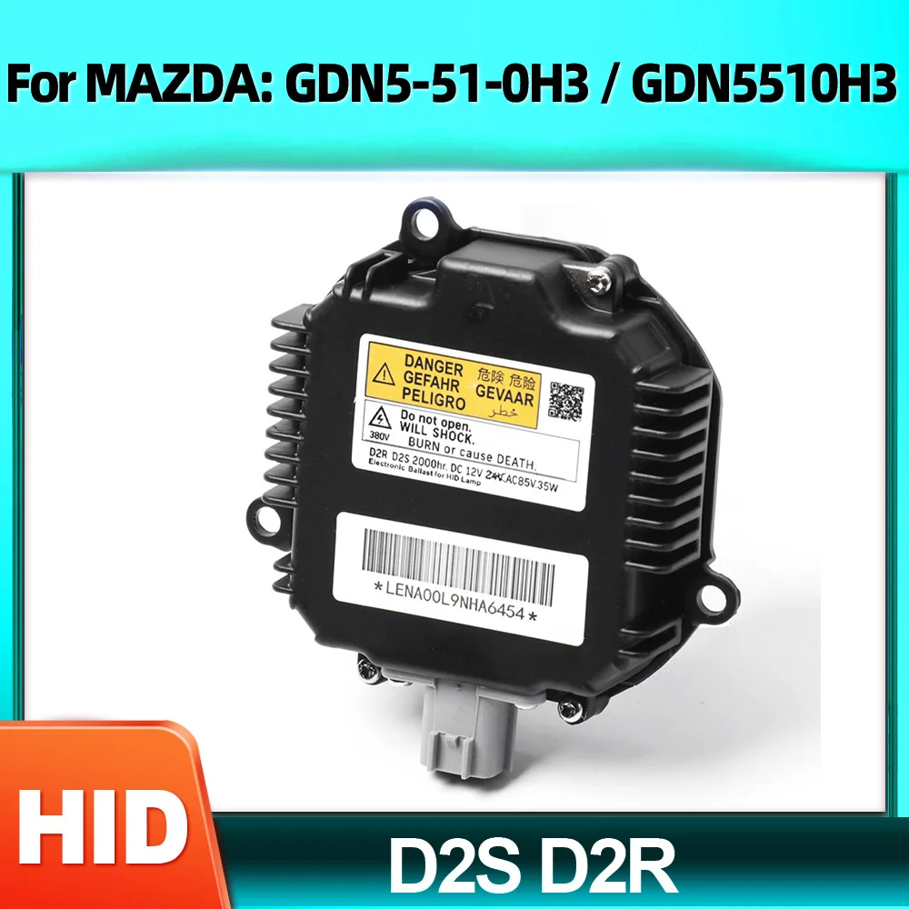 D2S D2R HID Xenon Ballast 35W Car Headlight Bulbs HID Xenon Ballast OEM LENA00L9NHA6454 For MAZDA: GDN5-51-0H3 / GDN5510H3