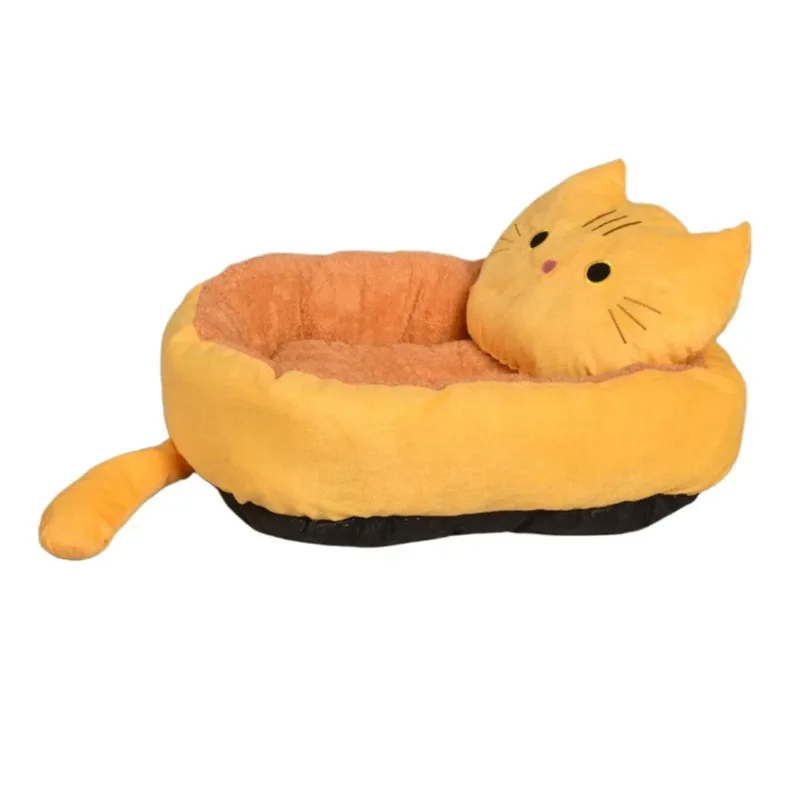 Direct Dog Cute Adorable Ins Internet Celebrity Little Black Cat With Pillow Pet House Winter Four Seasons Universal