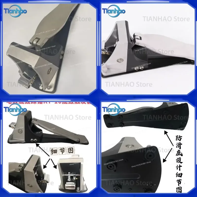 for KT-10 Electric Drum Universal Stepping Hammer Flat Pedal Kick Drum Trigger Module for Electronic Drum Kit Percussion
