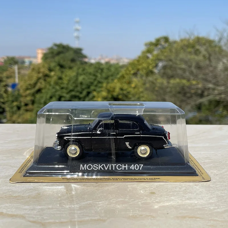 1:43 Scale Moskvitch 407 Simulation Alloy Car Model Diecast Toy Collectible Souvenir Decoration Gift Toys Cars