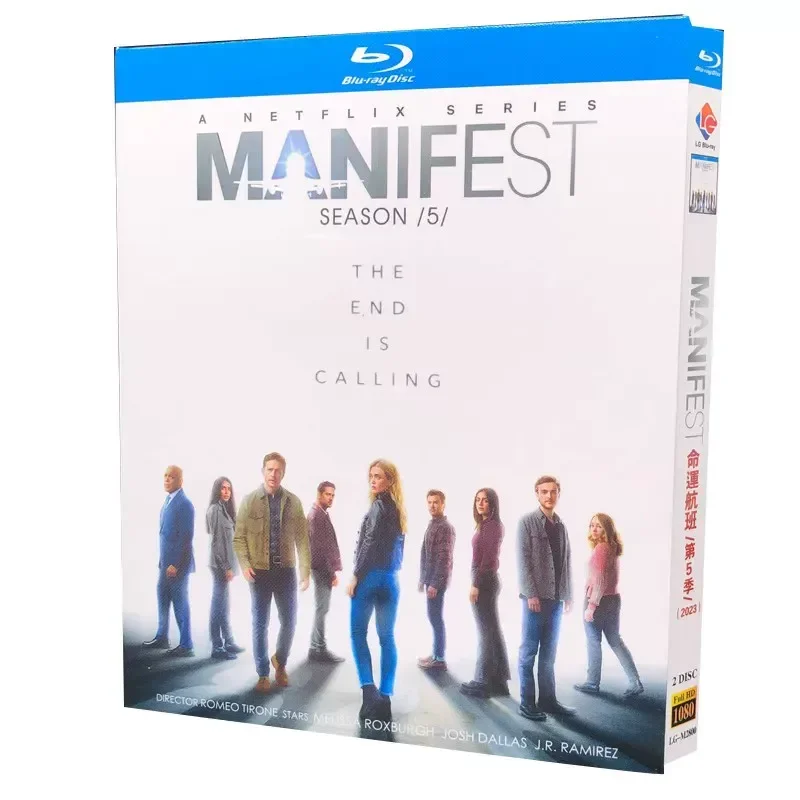 BD Blu-ray Haute Définition Série Policière Américaine Flight of Destiny Saison 5 Final Manifest Coffret Complet 2 Disques