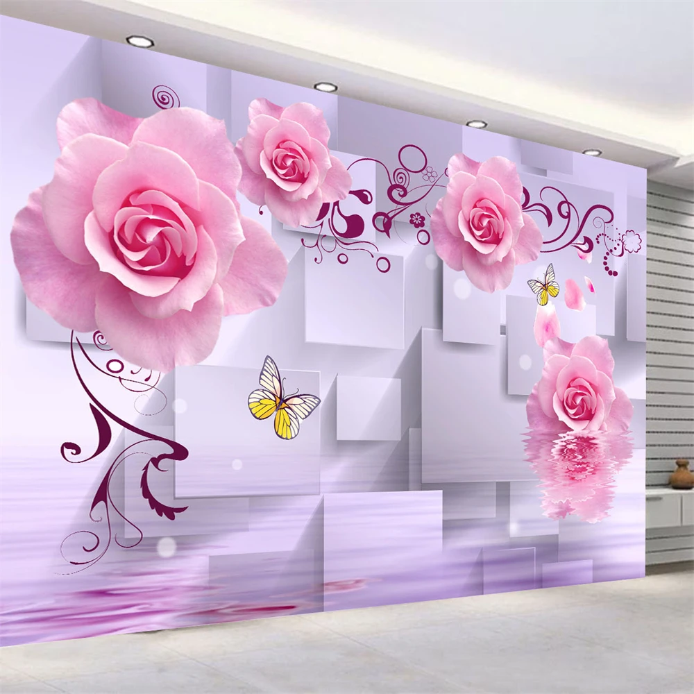 

Custom mural fantasy forest animal wallpaper park forest kingdom wallpapers children's room kids room papel de parede Stickers