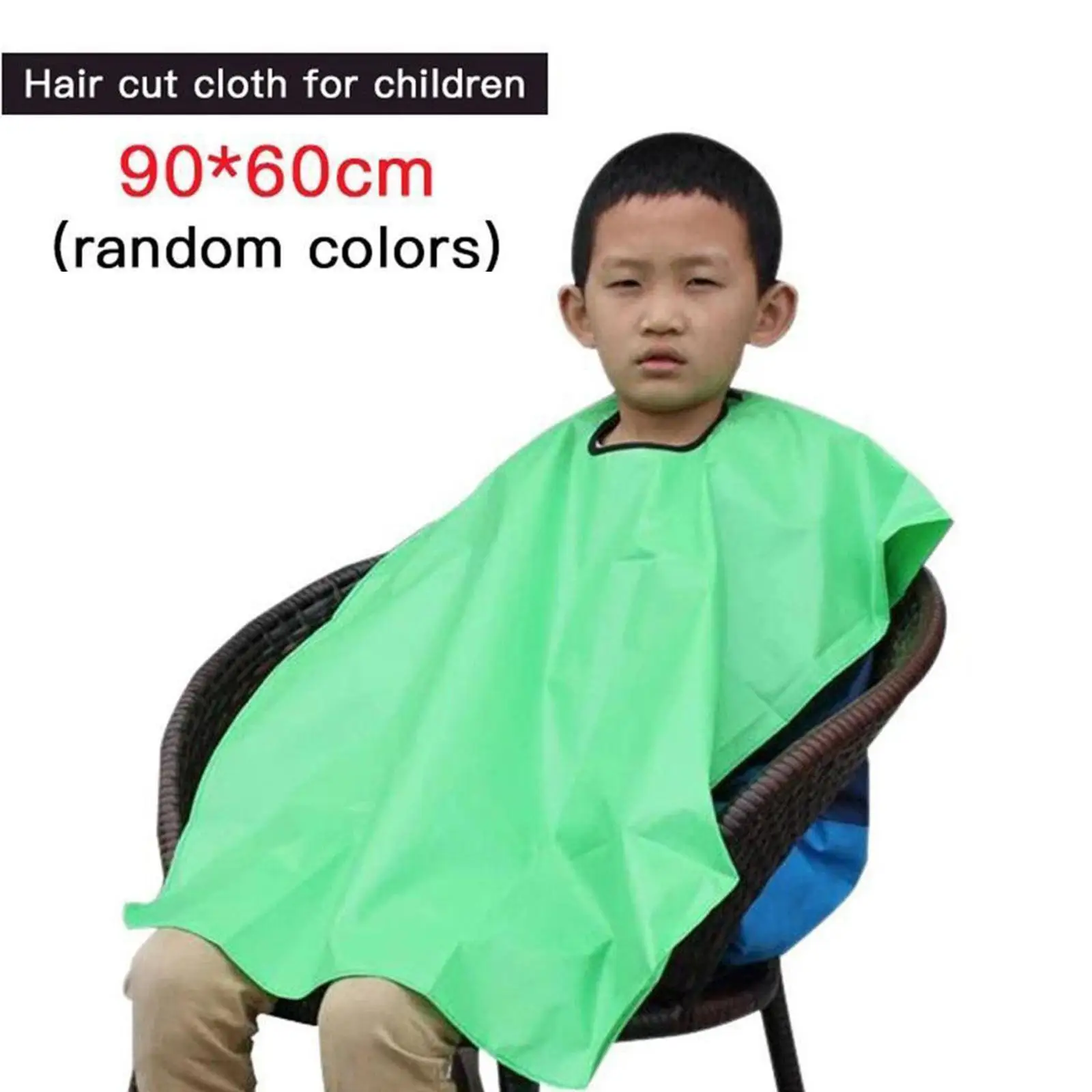 1PC Random Color Waterproof Salon Hair Cutting Cape Barber Hairdressing Haircut Cloak Apron Shaving Cloth 90*60cm