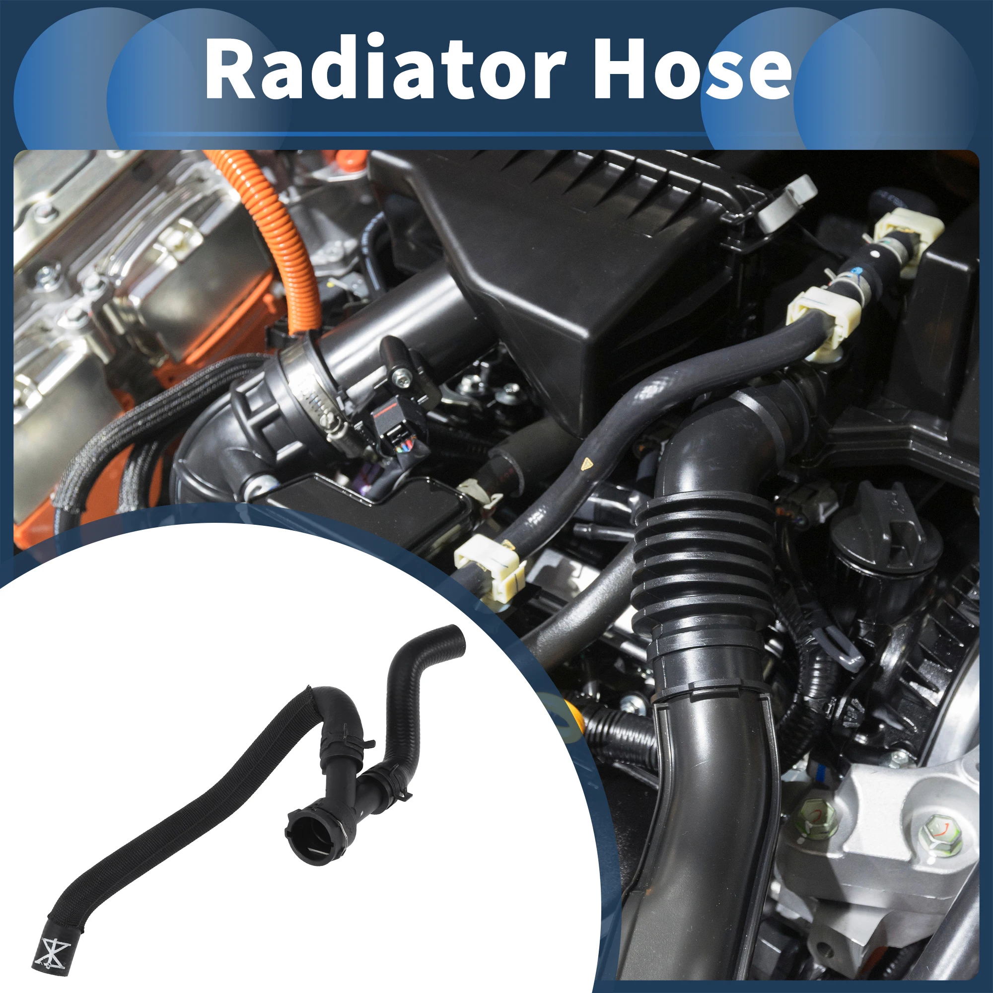 

UXCELL Шланг радиатора, шланг обогревателя No 4H0819373L для Audi A8 Quattro l Base Sedan 3.0L, черная резина, 1 шт., труба охлаждающей жидкости, хорошая герметизация