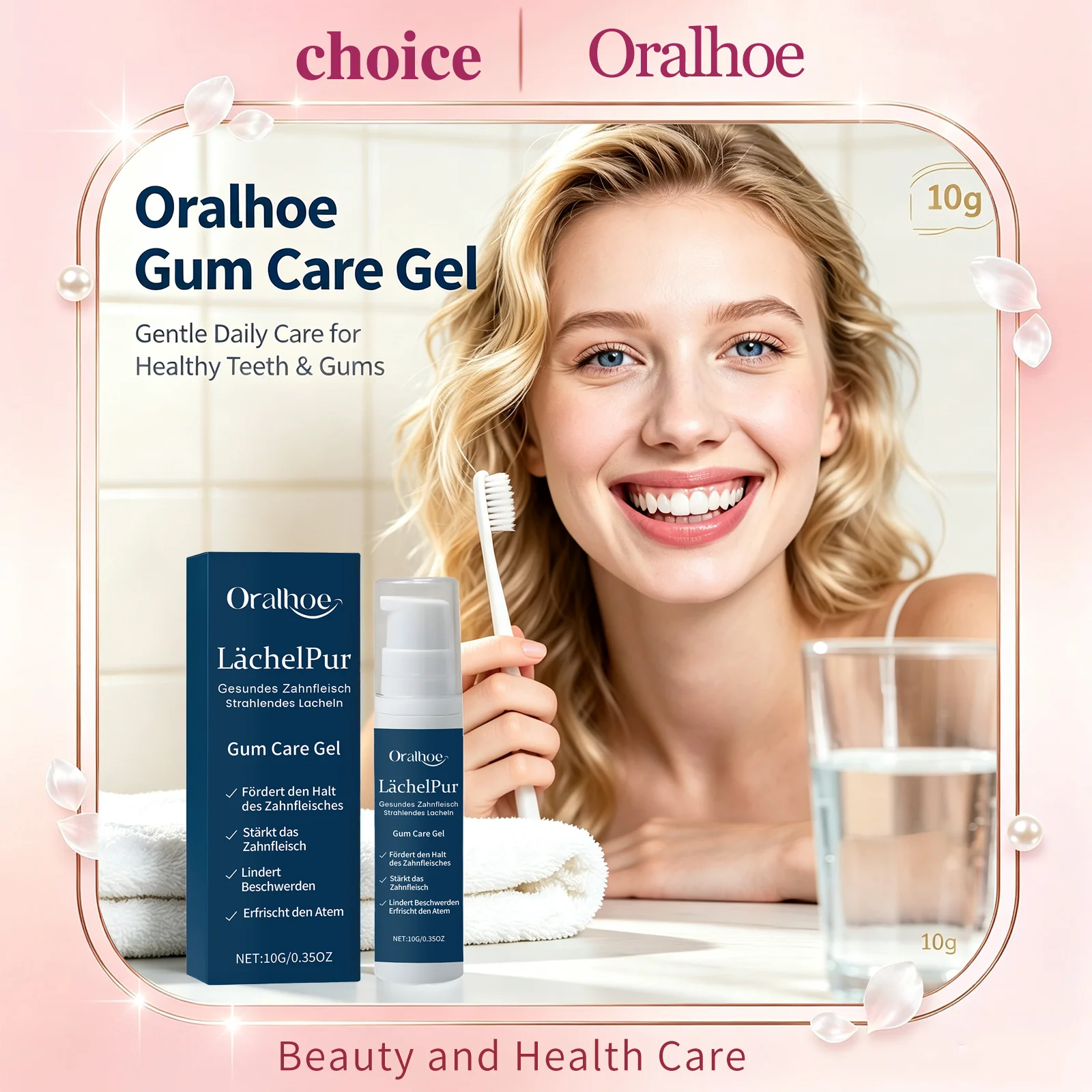 Oralhoe Rapid Repair Gums Gel Relieve Tooth Allergy Tooth Damage Help Care Dental Caries Deep Tooth Clean Daily Gum Care Serum