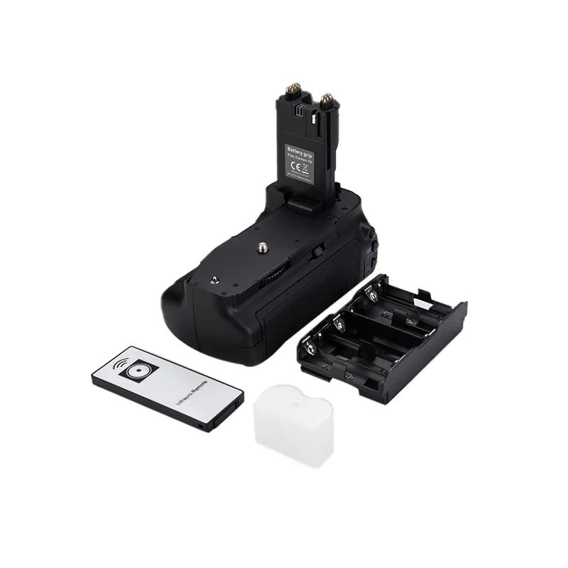 New BG-E7 Vertical Battery Grip for Canon EOS 7D Digital SLR Camera Use LP-E6 or 6X AA-Size Battery