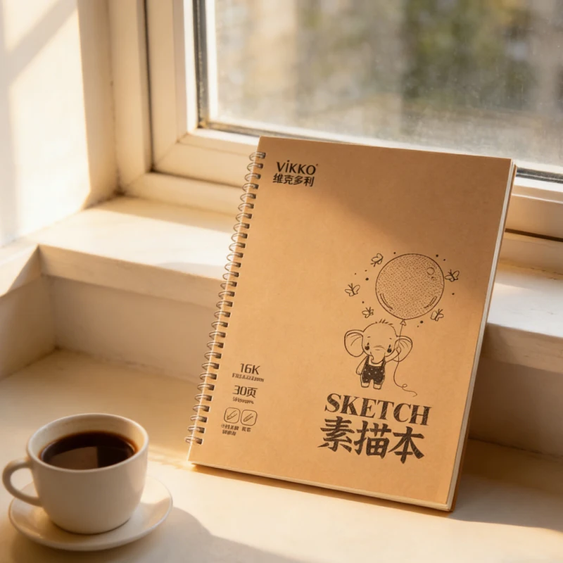 1pcs Quick Sketch Book 16k Special Drawing Paper for Art Students Watercolor Lead Sketch Sketchbook Soft Coil Book Drawing Book