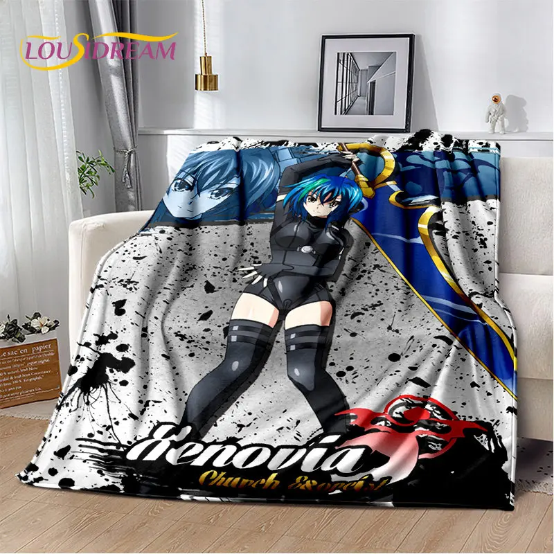 Anime High School D×D Sexy Soft Plush Blanket,Flannel Blanket Throw Blanket for Living Room Bedroom Bed Sofa Picnic Cover Kids