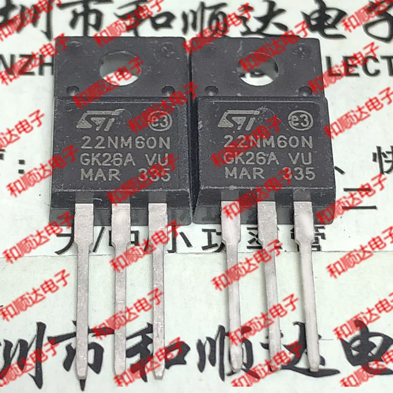 

5 шт./партия STF22NM60N 22NM60N TO-220 650V 16A