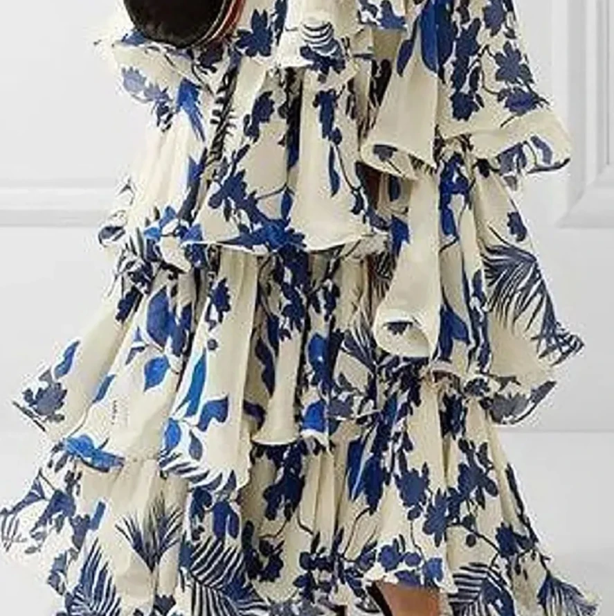 Robe Boho imprimée pour femmes, nouvelle mode d'été, Streetwear, tendance, haute qualité, col licou, sans manches, robes élégantes