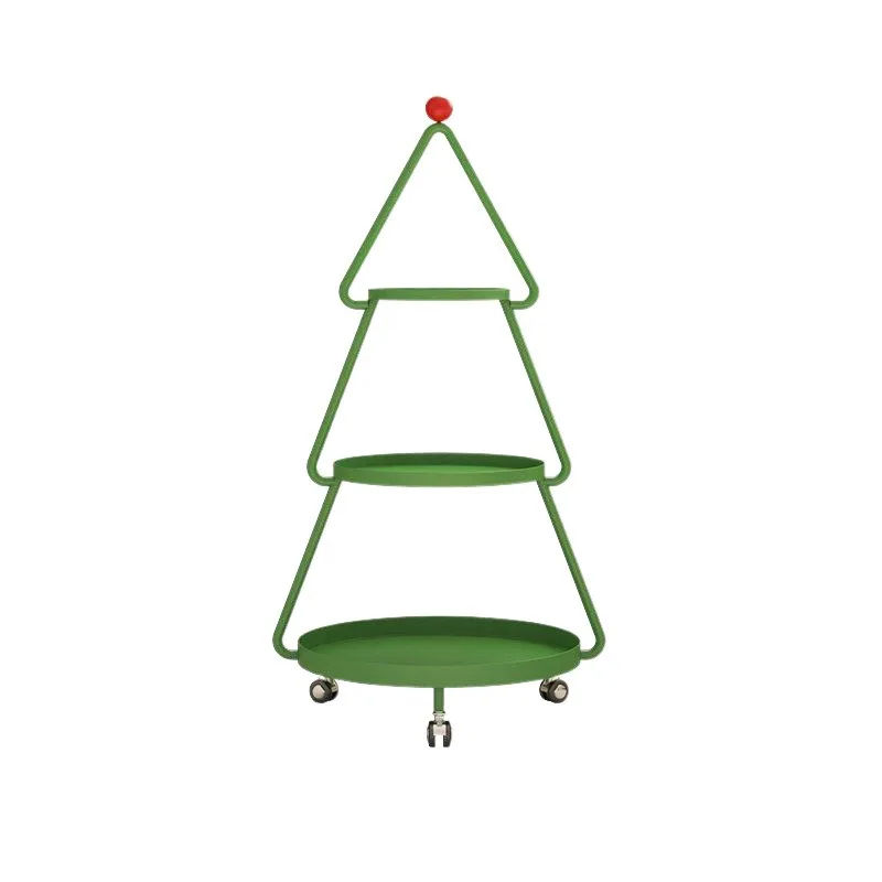 

Christmas tree, living room sofa edge few simple, modern removable three-layer shelf