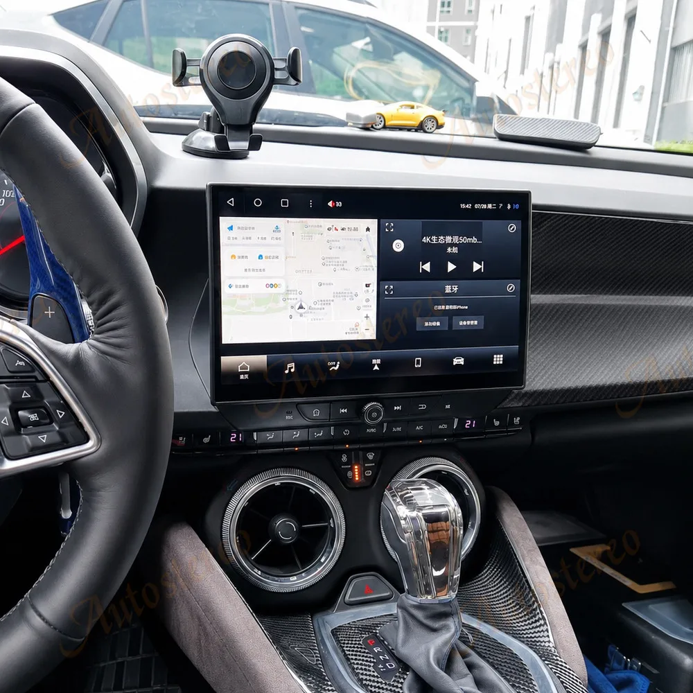 Dual System Carplay Android 15 Carplay For Chevrolet Camaro 2016-2025 Bumblebee Multimedia Player Car GPS Navigation Car Radio
