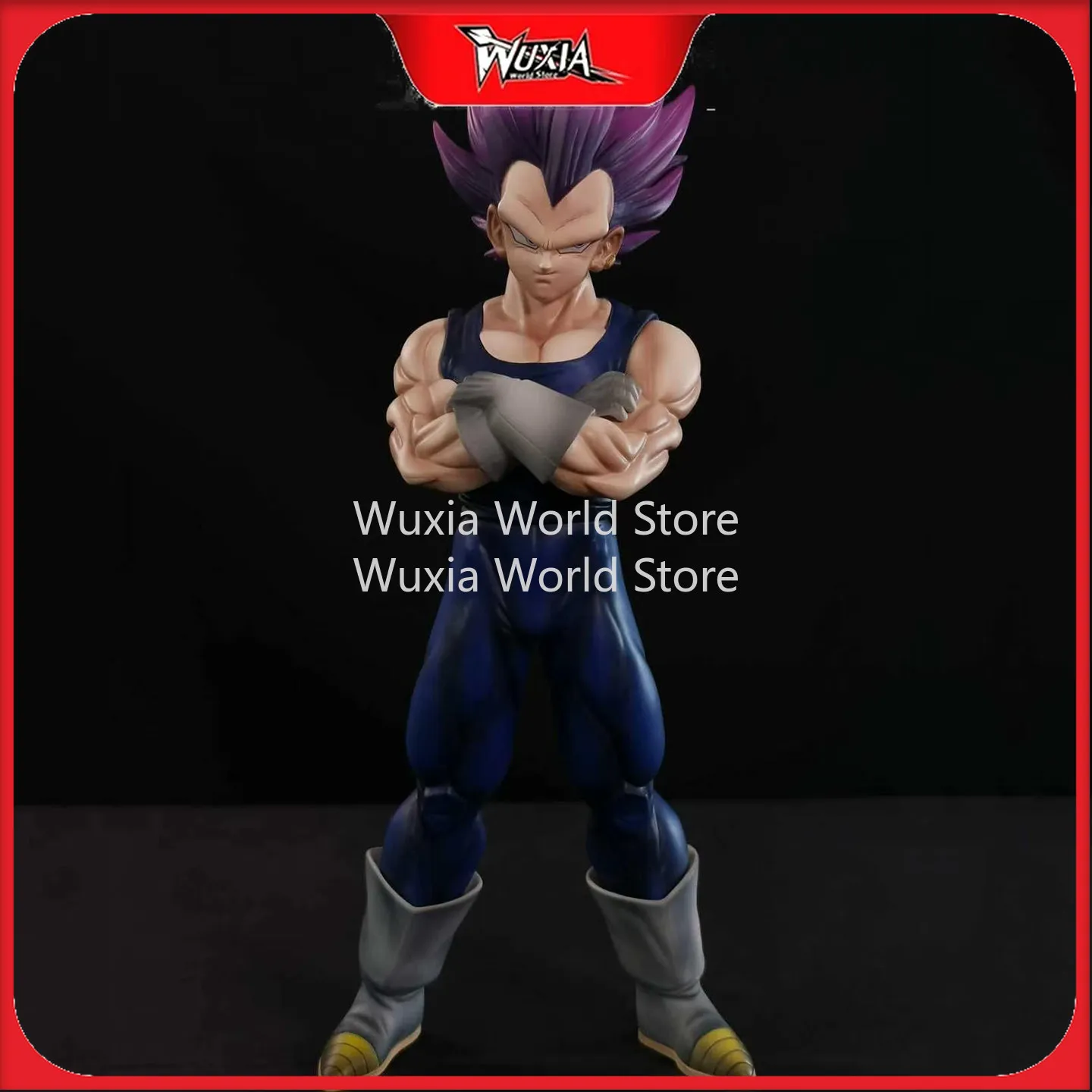 Новая фигурка Веджиты (28 см) из аниме Dragon Ball, с фиолетовыми волосами, модель Yonsei, из ПВХ, для декора рабочего стола, лучший подарок на день рождения для мальчиков