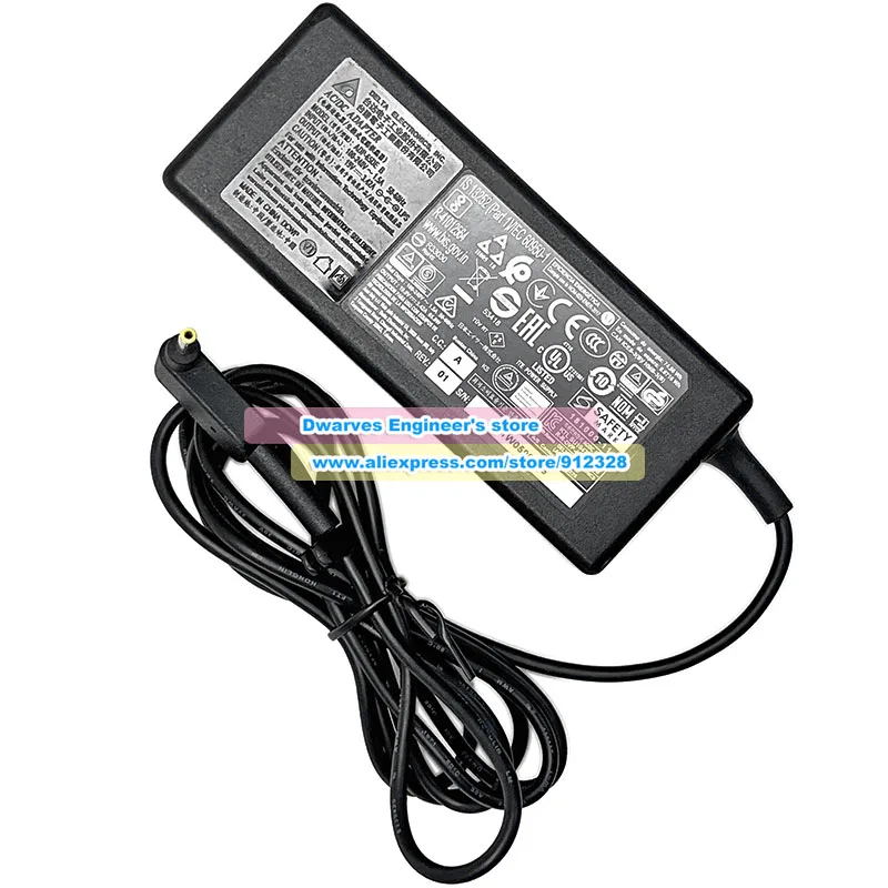 حقيقي 19 فولت 3.42A 65 واط دلتا محول التيار المتردد ADP-65DE B شاحن لشركة أيسر أسباير A315-22G A315-55G سبين 1 SP114-31 سويفت 5 SF514-55T #2