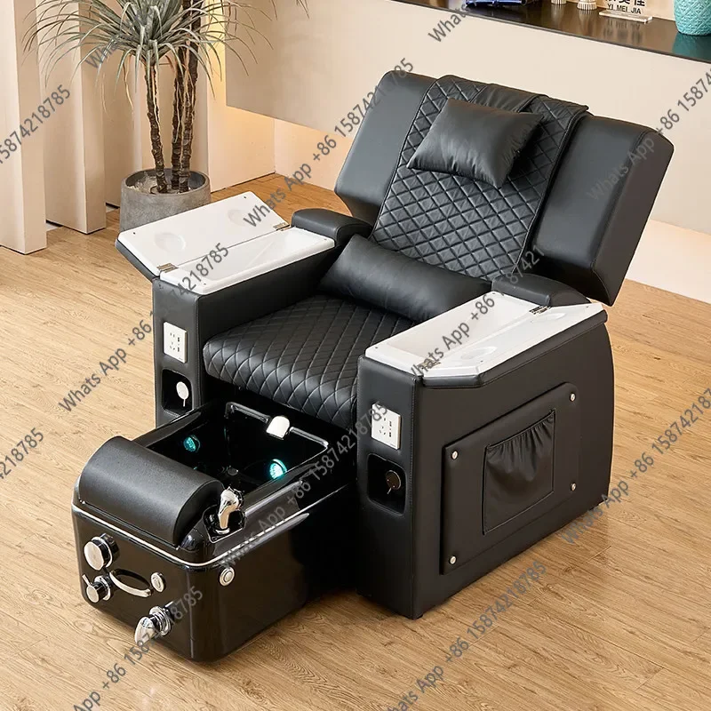 wZ Electric manicure sofa  foot tattooing eyebrows and eyelashes integrated recliner multi-functional foot soaking massage chair