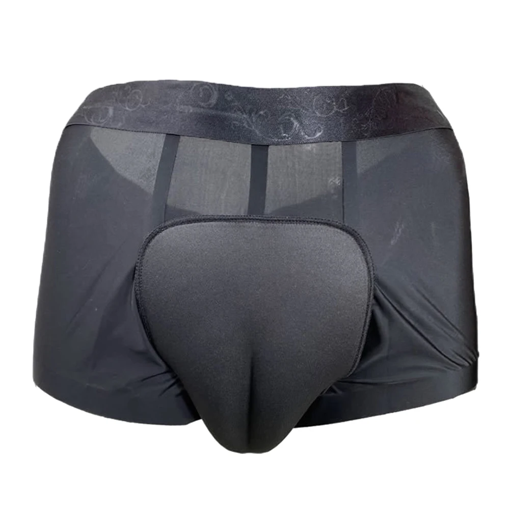 Sexy Men Hiding Gaff Briefs Fake Pussy Shaping Shorts Erotic Underwear Transgender Camel Toe Underpants Sissy Lingerie