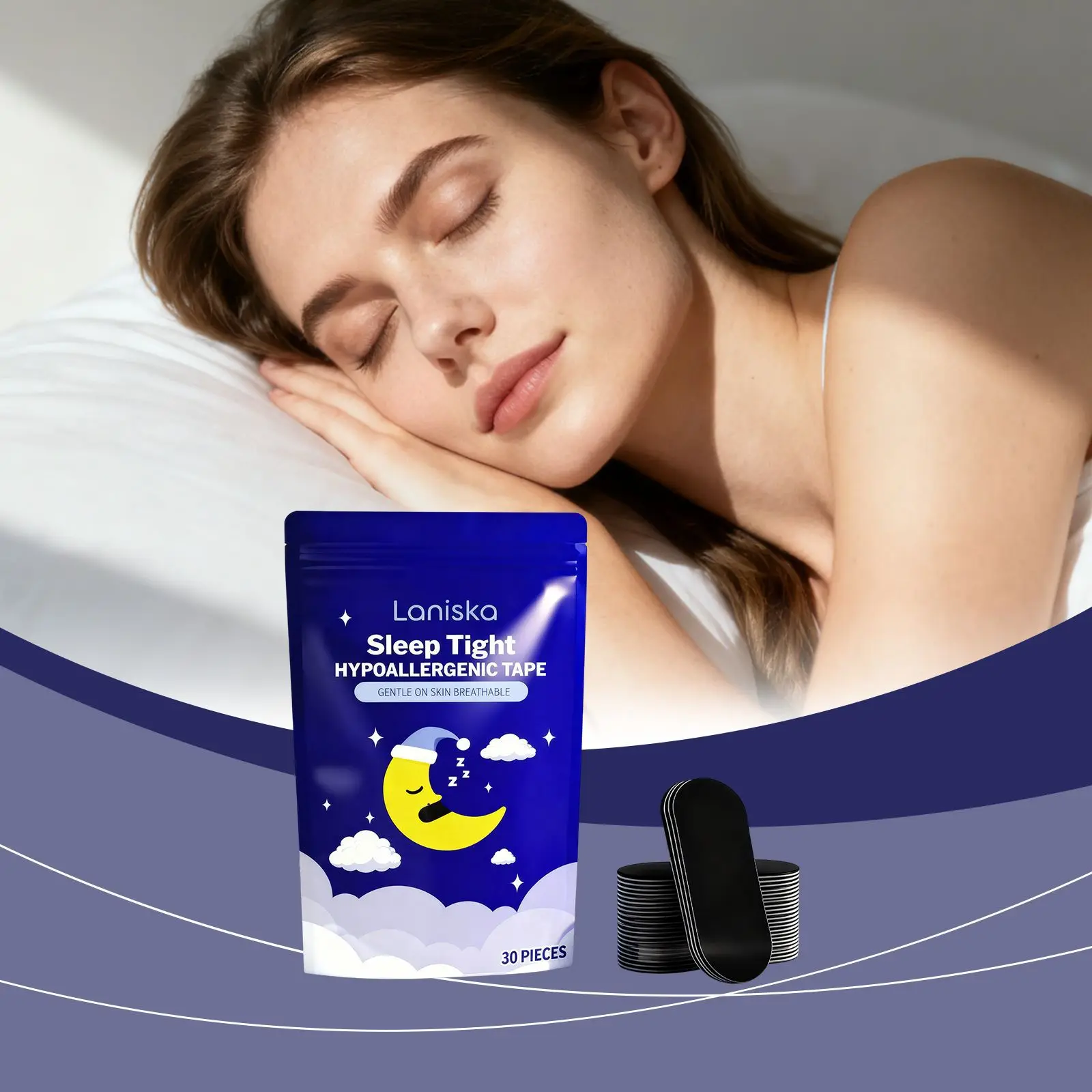 

Sleep Care Patch for Nighttime Comfort - Natural Skin-Friendly Support Promotes Deep Rest & Daily Relaxation | Portable, Gentle