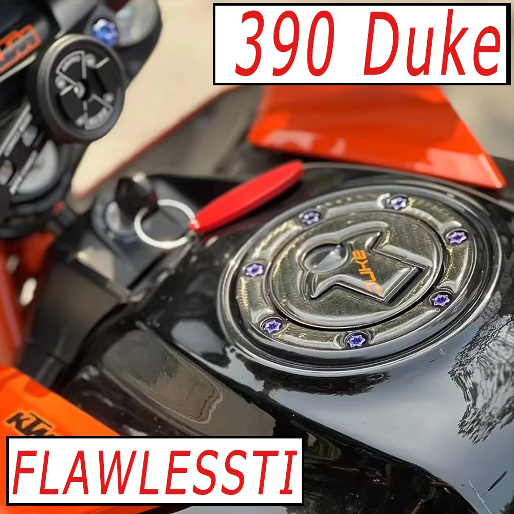FLAWLESSTI Gr5 perno de titanio disco de freno ABS disco tanque de aceite pinza delantera guardabarros horquilla Pedal deflector perno para KTM 390 250 Duke