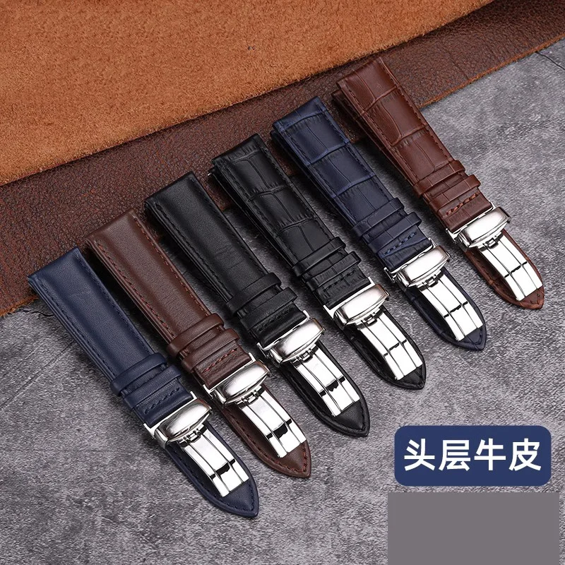 لساعة كاسيو مع الرجال النساء BEM-506 MDV106 Efv-540 جلد البقر معصمه EFR-303 EQB-501 أبو سيف سوار إكسسوارات 20 22 مللي متر