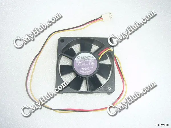 สําหรับ SUNON KD1206PHB1 TM DC12V 2.6W 6015 6 ซม.60 มม.60X60X15MM 3pin พัดลมระบายความร้อน KD1206PHB1 TM