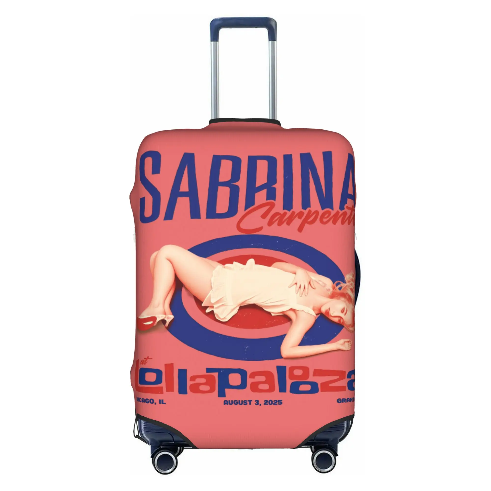 L-Lollapalooza  Luggage Cover Elastic Rock Heavy Metal Punk  Travel Suitcase Protective Covers Suit For 18-32 inch
