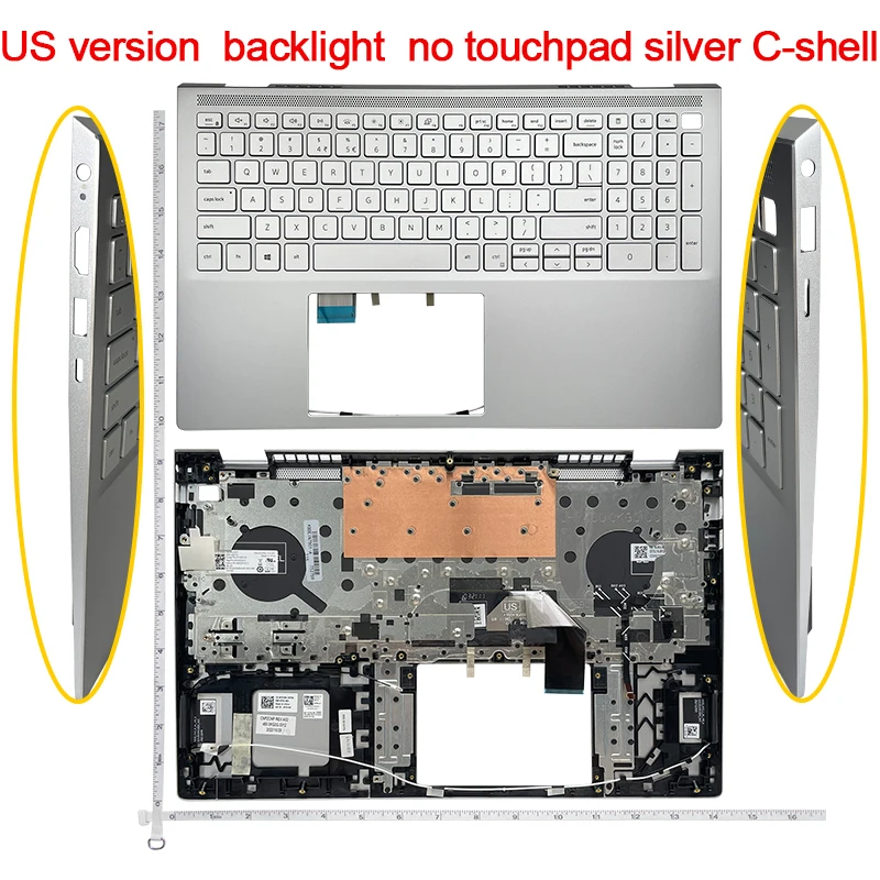 Klawiatura RU/US/SP do Dell inspiron 5505 5501 5502 5511 5510 7500 7501 15 5515 7510 16 Plus 7610 inspiron 15 3511 3515 3525 3510 — zdjęcie produktu 5