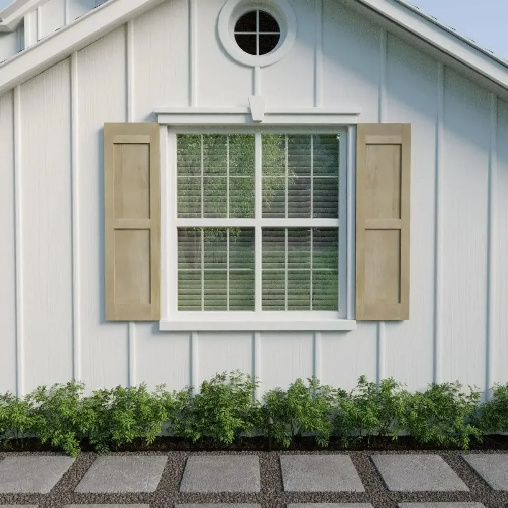 Panel Exterior Wood Shutters, 15