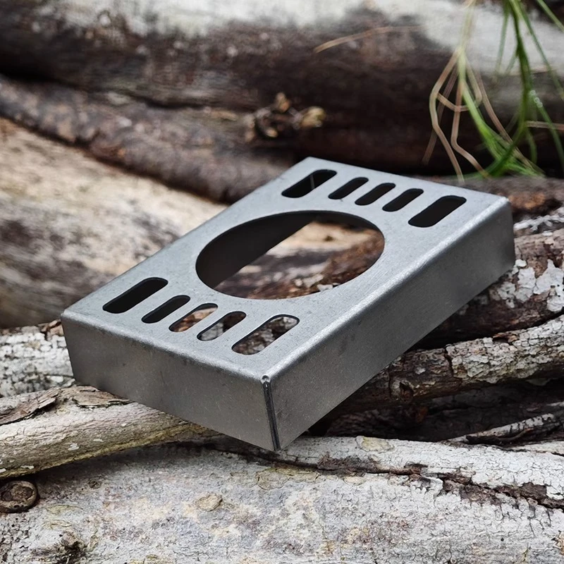 

Крышка портативной плиты для улицы, прочный, титановый материал, аксессуары для плиты, удобные, устойчивые к высоким температурам принадлежности