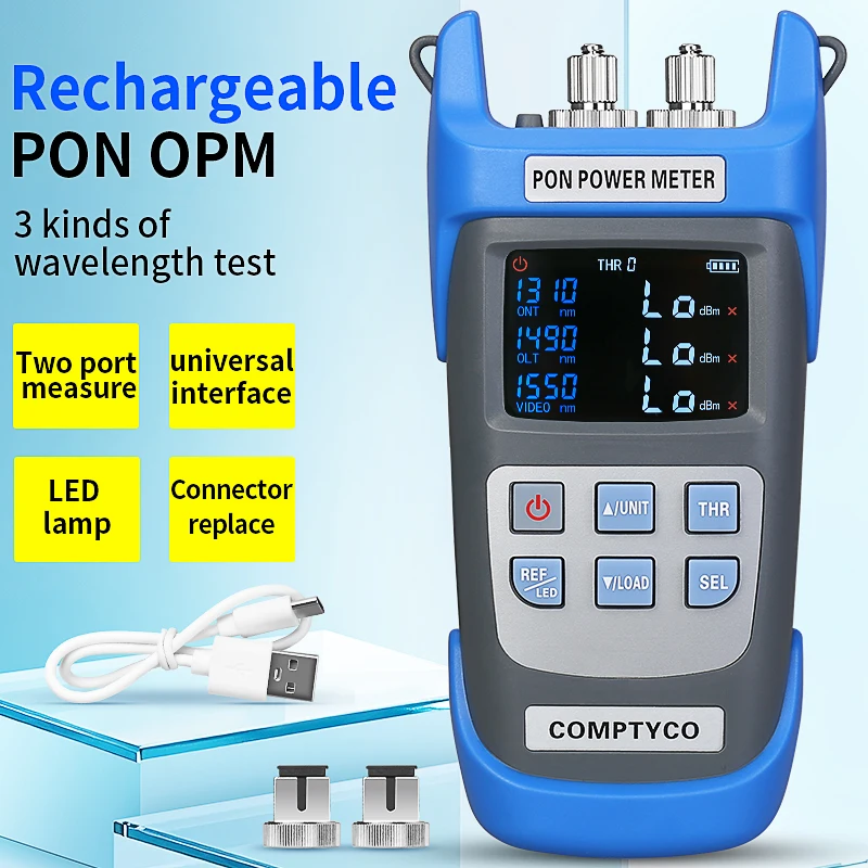 comptyco-aua-c330u-c330a-medidor-de-potencia-Optica-pon-recargable-1310nm-1490nm-1550nm-probador-de-fibra-Optica-pon-herramienta-de-prueba-de-fibra