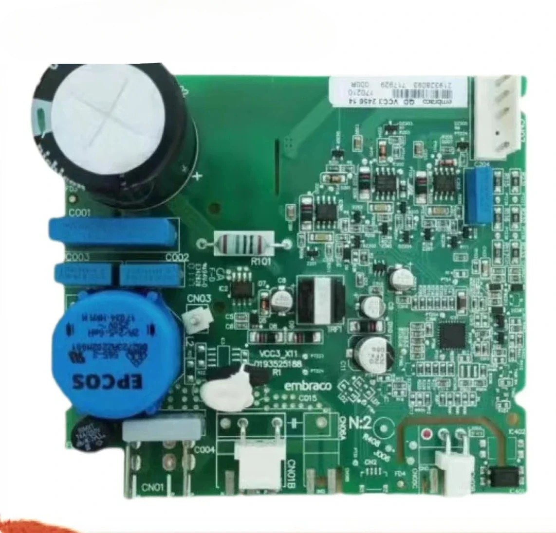 

Холодильник BCD-321/320WPQC/600WPDCR плата с регулируемой частотой VCC3 2456, плата привода компрессора