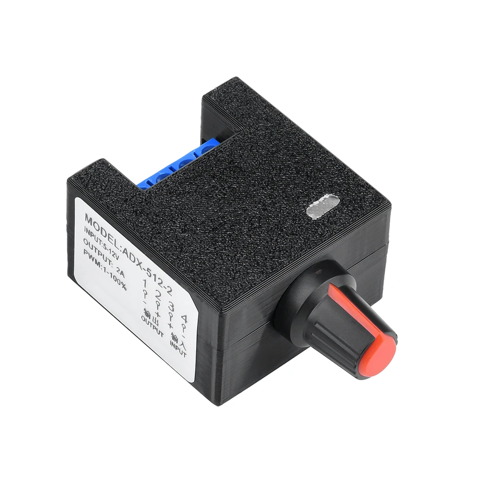 DC 5-12V 2A PWM-Motorgeschwindigkeitsregler 5V 6V 12V Computer Hochleistungs-Lüftermotor Modifikation DIY Wasserkühlung Kühler – Detail 15