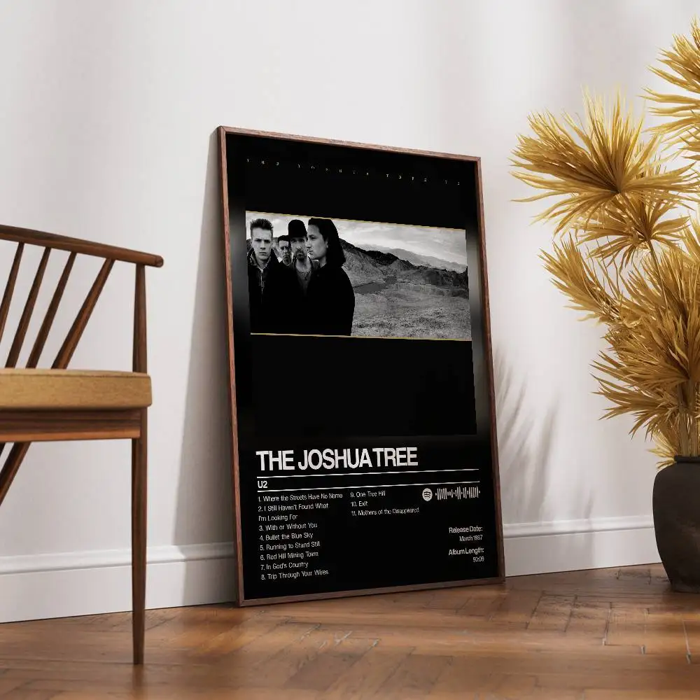 طباعة ملصق شجرة جوشوا U2 عالية الدقة، مناسبة للمنزل، ديكور غرفة المعيشة، البار، لوحة معلقة للمقهى