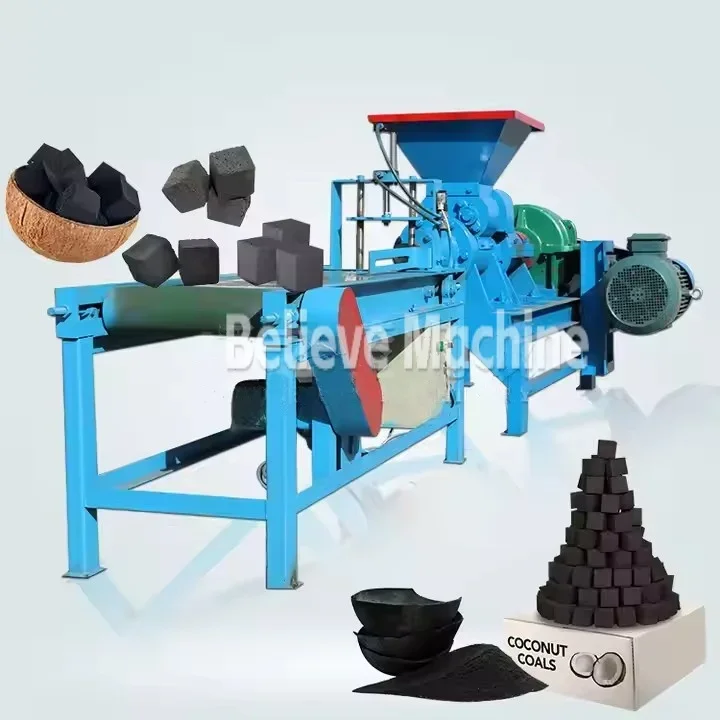 

Factory price compressed BBQ shisha charcoal making machine coal dust extruder charcoal machine maker