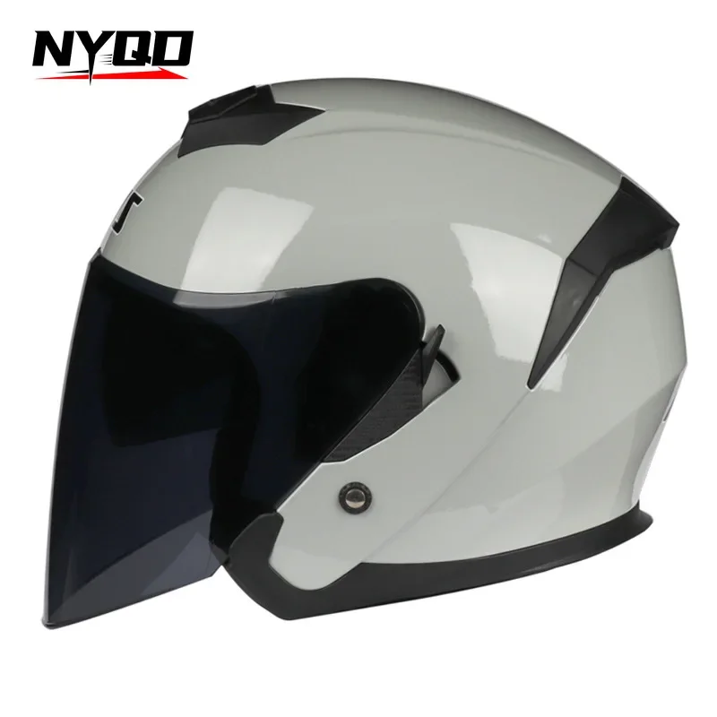 New AIS Open Face Motorcycle Helmet Safety Scooter Motorbike Riding Jet Casco Moto Capacete Men Women Electric casco moto