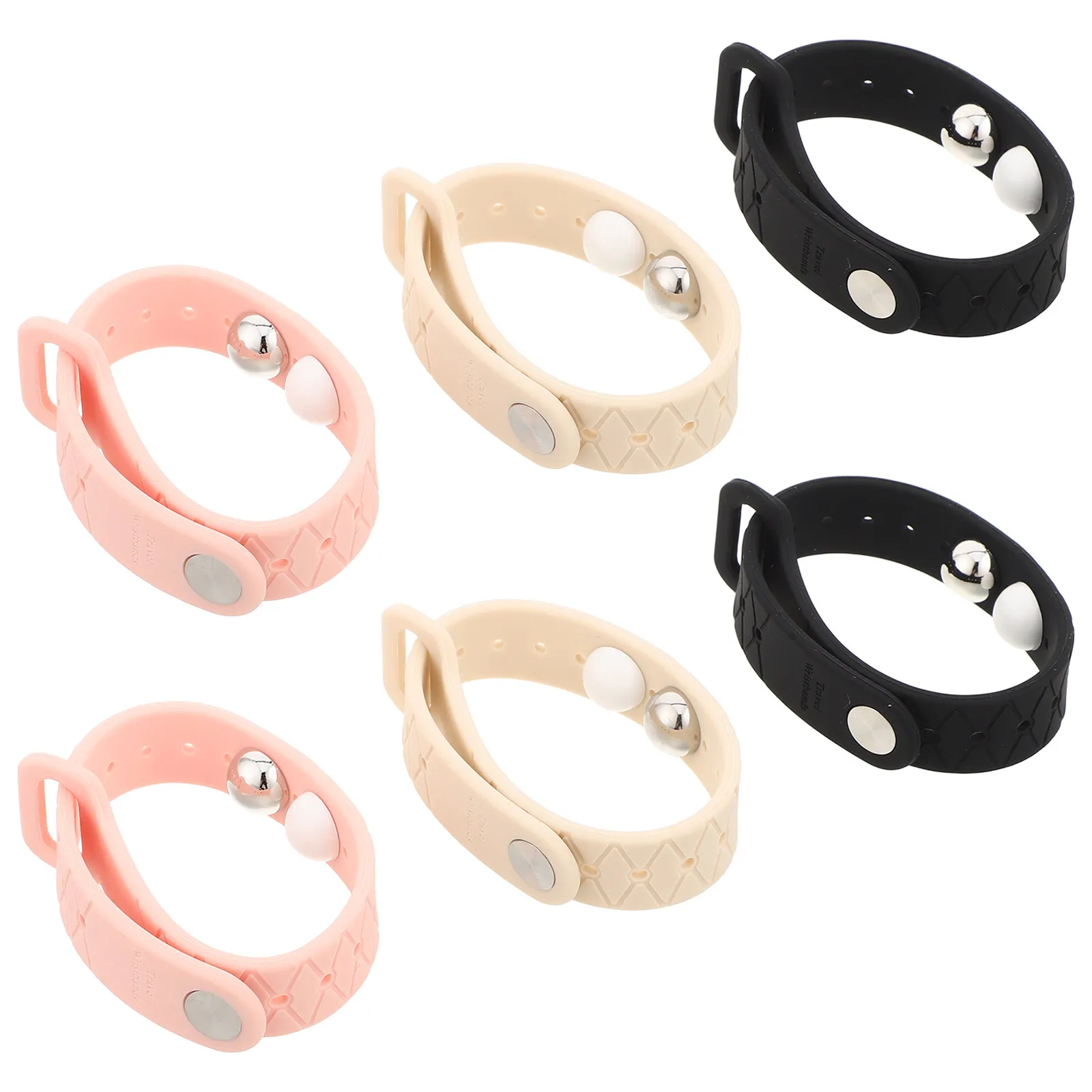 6Pcs Anti Dizziness Band Silicone Travel Acupressure Wristband Motion Sickness Relief Car Boat Flight Morning Sickness Bracelet