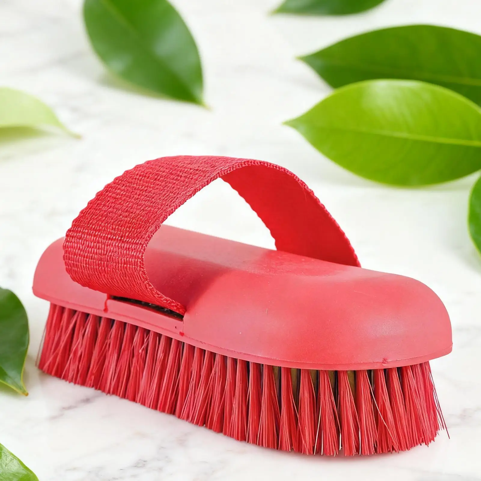 فرشاة شعر الحصان تنظيف الماشية فرشاة خدش الماشية مع الإسفنج للاستحمام ذرف Dematting غسل الماعز البقرة